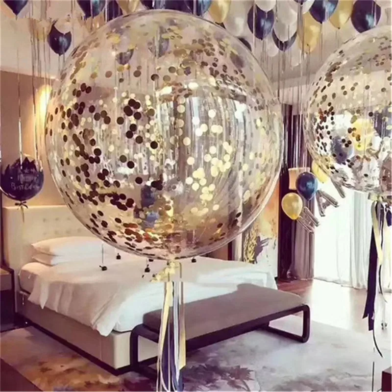 5pcs BOBO Balloons Transparent Confetti Helium Balloon Wedding Birthday Party Decorations Kid Adult globos cumpleanos infantiles
5pcs BOBO Balloons Transparent Confetti Helium Balloon Wedding Birthday Party Decorations Kid Adult globos cumpleanos infantiles