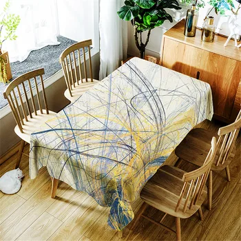 Hotel 3D tablecloth Colored Geometric Linear Stripe Pattern Polyester Rectangular Table cloth Wedding Party Banquet Table Cover
Hotel 3D tablecloth Colored Geometric Linear Stripe Pattern Polyester Rectangular Table cloth Wedding Party Banquet Table Cover