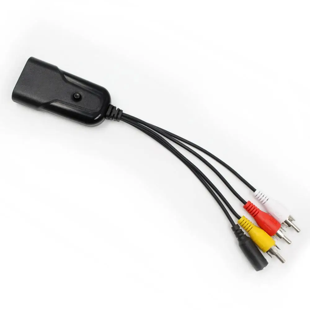 3RCA композитный AV/CVBS в HDMI видео аудио конвертер мужчин famale поддержка NTSC/PAL для
