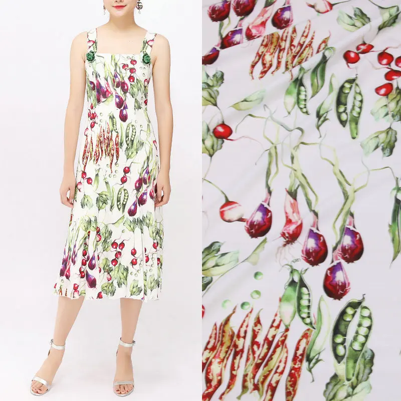 autumn wear soft Cady fabric,white color vegetable onion printed polyester fabric tissu,women holiday mini dress DIY clothing
autumn wear soft Cady fabric,white color vegetable onion printed polyester fabric tissu,women holiday mini dress DIY clothing
