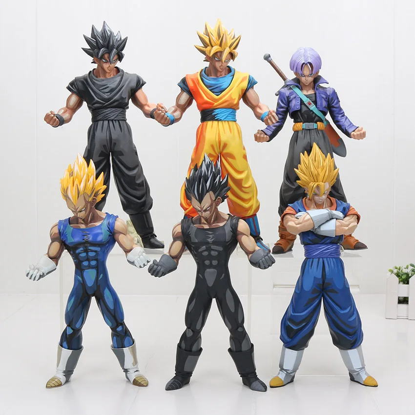23-27cm Dragon Ball Z DBZ Super Saiyan son goku Vegeta Trunks Vegetto MSP Figures Collection Model Toys Chocolate Color Version
23-27cm Dragon Ball Z DBZ Super Saiyan son goku Vegeta Trunks Vegetto MSP Figures Collection Model Toys Chocolate Color Version