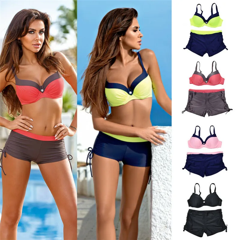 Fashion Casual Slim Solid Women Padded Push-up Bikini Set Swimsuit Bathing Suit Swimwear Beachwear Summer Clothes For Girls
Fashion Casual Slim Solid Women Padded Push-up Bikini Set Swimsuit Bathing Suit Swimwear Beachwear Summer Clothes For Girls
