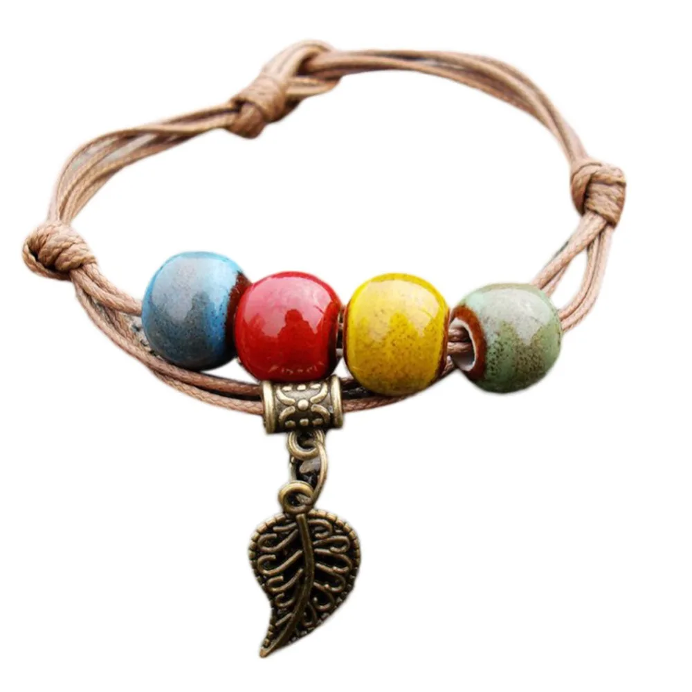 2019 New Arrival Drop shipping Original Women National Wind Porcelain Beads Bracelet Handmade Ceramic Braided Rope Bracelet
2019 New Arrival Drop shipping Original Women National Wind Porcelain Beads Bracelet Handmade Ceramic Braided Rope Bracelet