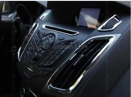 For Ford Focus 3 2012 - 2013 Chrome Air Conditioning Vent Outlet Cover Decoration Central control sticker
For Ford Focus 3 2012 - 2013 Chrome Air Conditioning Vent Outlet Cover Decoration Central control sticker