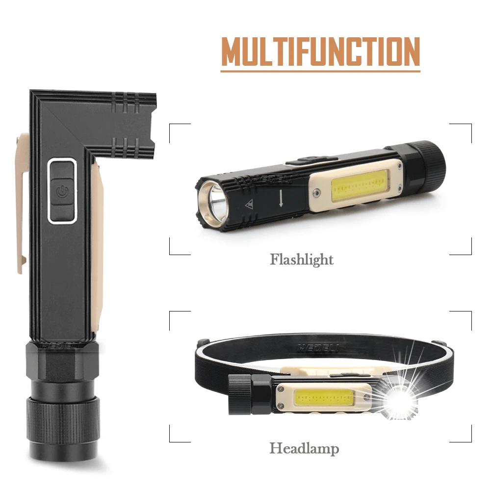 XP-G3 led flashlight usb charge Mini EDC torch build-in battery garage tool magnet light cob work head flashlight waterproof
XP-G3 led flashlight usb charge Mini EDC torch build-in battery garage tool magnet light cob work head flashlight waterproof