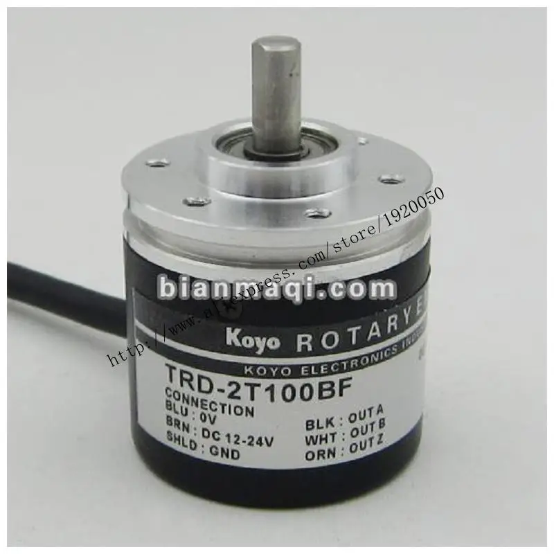 Supply of TRD-2T100BF Koyo rotary encoders solid shaft 6mm outer diameter of 38mm 100 Line
Supply of TRD-2T100BF Koyo rotary encoders solid shaft 6mm outer diameter of 38mm 100 Line