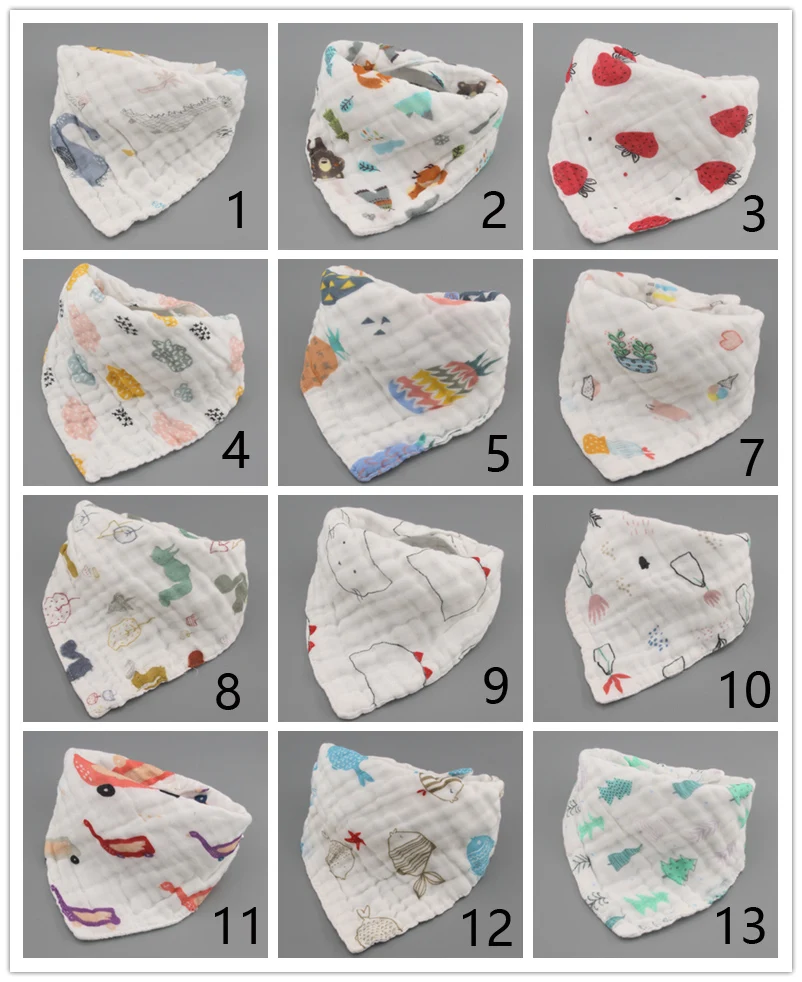 Cartoon Print Baby Feeding Bandana HTB1K7vhXOHrK1Rjy0Flq6AsaFXaA.jpg - Cartoon Print Baby Feeding Bandana