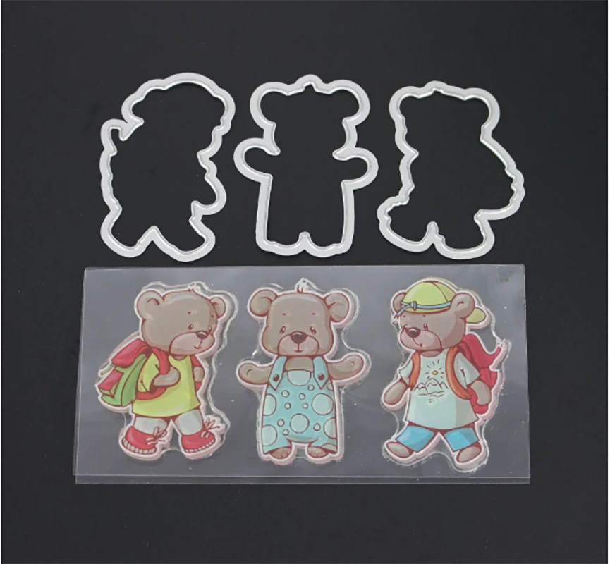 AZSG Bear student Transparent Silicone Seal / Stamp DIY clip / album decoration transparent seal cutting mold set
AZSG Bear student Transparent Silicone Seal / Stamp DIY clip / album decoration transparent seal cutting mold set
