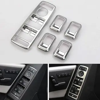 Car Chrome Window Interior Trim Lift Switch Control Bezel Button Panel Cover Sticker Fit For Benz GLK ML E Class Accessories
Car Chrome Window Interior Trim Lift Switch Control Bezel Button Panel Cover Sticker Fit For Benz GLK ML E Class Accessories