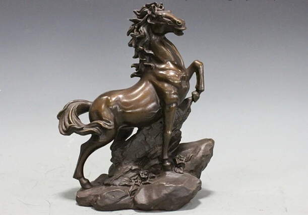 wholesale factory China Pure Bronze Horse run toward the hillside Home FengShui Statue
wholesale factory China Pure Bronze Horse run toward the hillside Home FengShui Statue