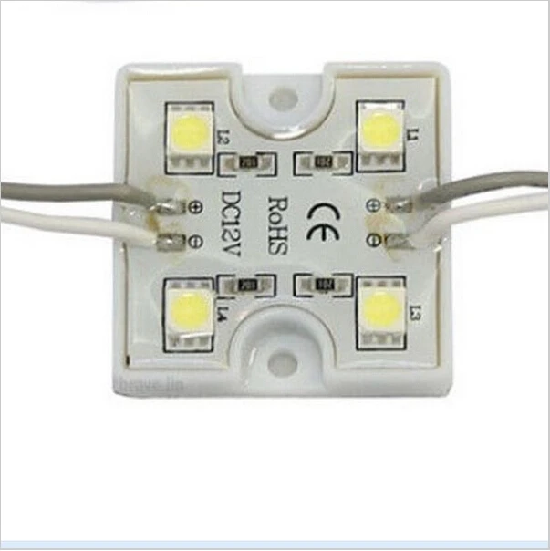 Super Bright Waterproof 100PCS LED 5050 4 LED Module white DC 12V 4Leds square led modules lighting
Super Bright Waterproof 100PCS LED 5050 4 LED Module white DC 12V 4Leds square led modules lighting