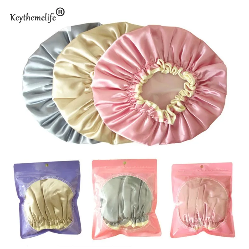 Double Waterproof Shower Cap Dust Cap Cosmetic Care cap Elastic Band Hat Bath Cap for Bathroom Supplies B
Double Waterproof Shower Cap Dust Cap Cosmetic Care cap Elastic Band Hat Bath Cap for Bathroom Supplies B