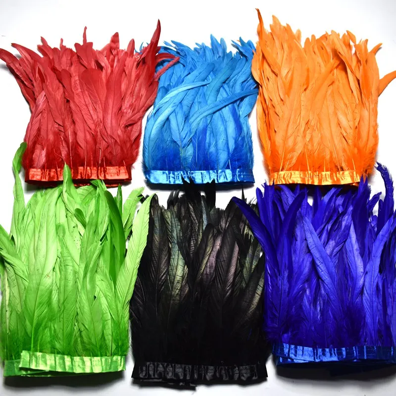 1Meters/lot rooster feathers Trimming Fringe Sewing for clothes party decoration 25-30cm natural feather headdress carnival DIY
1Meters/lot rooster feathers Trimming Fringe Sewing for clothes party decoration 25-30cm natural feather headdress carnival DIY