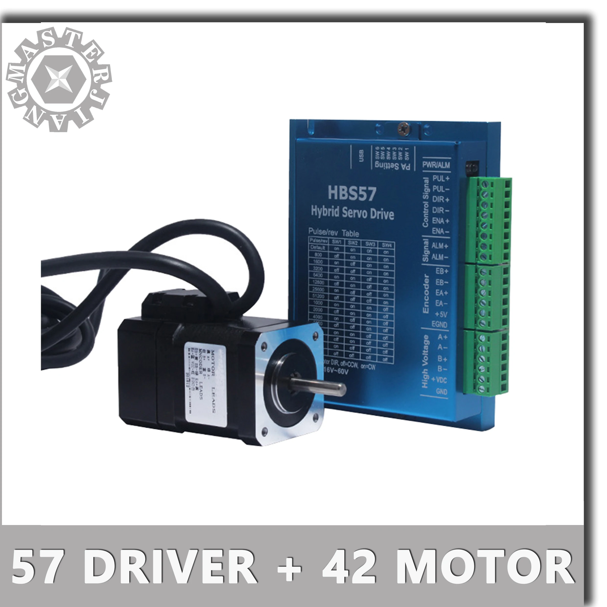 42 Hybrid Closed-loop Stepper Motor Driver 0.55nm 0.7nm Servo Motor HB808C step motor driver closed loop motor 2-phase Nema 17.
42 Hybrid Closed-loop Stepper Motor Driver 0.55nm 0.7nm Servo Motor HB808C step motor driver closed loop motor 2-phase Nema 17.