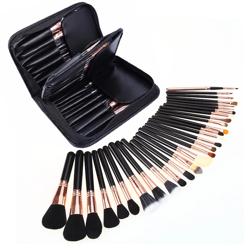 29 pc Luxury natural Horse & Goat Hair Makeup Brushes Set eyeshadow powder Make Up Beauty Tool Kit Professiona Foundation Puff
29 pc Luxury natural Horse & Goat Hair Makeup Brushes Set eyeshadow powder Make Up Beauty Tool Kit Professiona Foundation Puff
