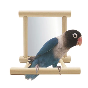 Wooden Pet Toy Mirror Fun Toy For Cockatiel Parrots Small Birds Parrot Toys Pet Parrots Climb Accessories Dropshipping
Wooden Pet Toy Mirror Fun Toy For Cockatiel Parrots Small Birds Parrot Toys Pet Parrots Climb Accessories Dropshipping
