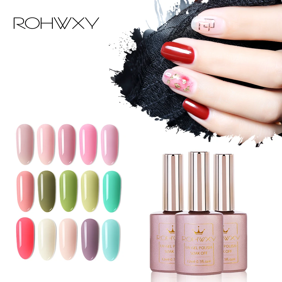 ROHWXY Gel Polish Nail Gel Varnish Paint Semi Permanent Hybrid Nails Art Gel Nail Polish For Manicure Gellak Top Coat Primer
ROHWXY Gel Polish Nail Gel Varnish Paint Semi Permanent Hybrid Nails Art Gel Nail Polish For Manicure Gellak Top Coat Primer