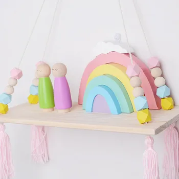 Nordic Style bedroom wall shelves DIY Original Wood Beads Wall Shelf Storage Shelves Organization swing shelves Home Decor
Nordic Style bedroom wall shelves DIY Original Wood Beads Wall Shelf Storage Shelves Organization swing shelves Home Decor