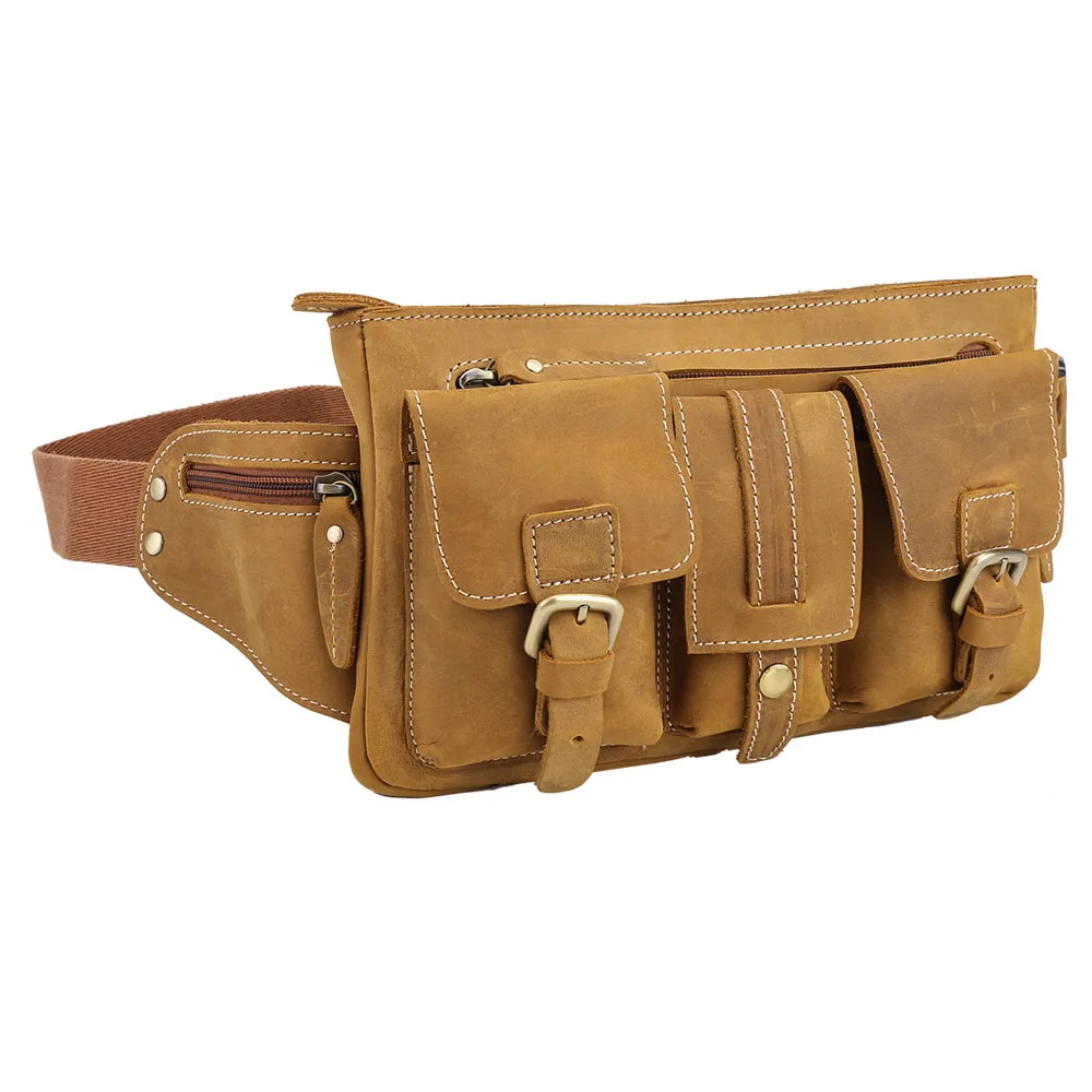 TIDING waist bag for men genuine leather purse bag cell phone wallet holder for traveling 3033R
TIDING waist bag for men genuine leather purse bag cell phone wallet holder for traveling 3033R