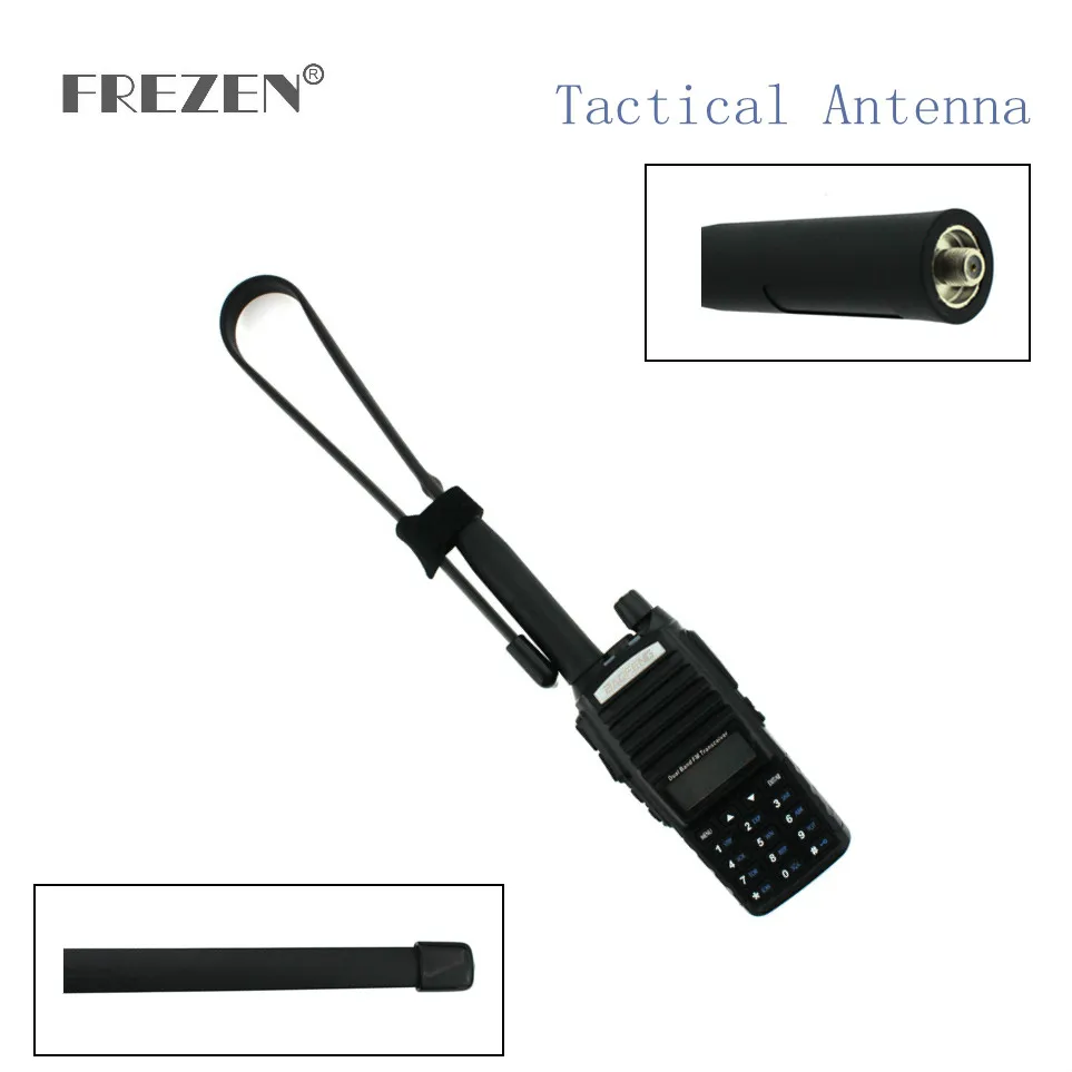 CS Tactical Antenna SMA-Female Dual Band VHF UHF 144/430Mhz Gain Foldable Ruler Antenna For Walkie Talkie Baofeng UV-5R UV-82
CS Tactical Antenna SMA-Female Dual Band VHF UHF 144/430Mhz Gain Foldable Ruler Antenna For Walkie Talkie Baofeng UV-5R UV-82