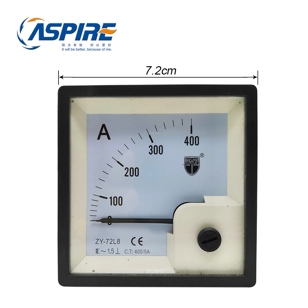 Wholesale Generator Parts Ammeter 400 Amp Meter Panel 400/5A ZY-72L8 Current Gauge
Wholesale Generator Parts Ammeter 400 Amp Meter Panel 400/5A ZY-72L8 Current Gauge