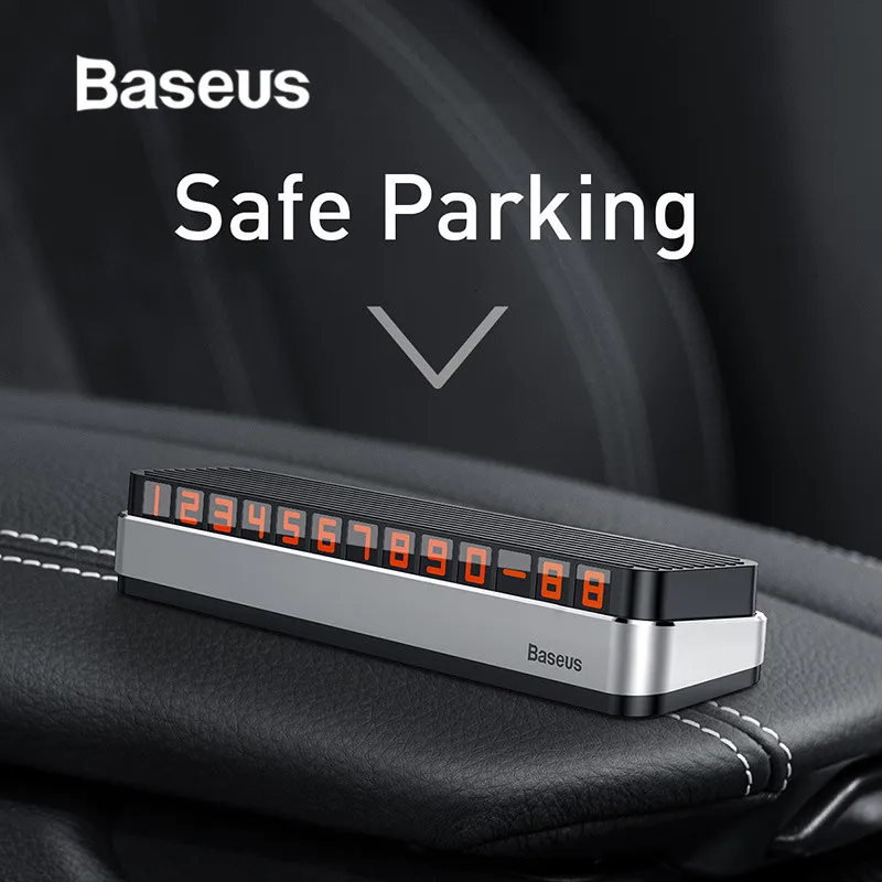 Baseus Car Phone Number Temporary Parking Card Hidden Luminous Auto Accessories Plates Car Park Stop Multiple Characters
Baseus Car Phone Number Temporary Parking Card Hidden Luminous Auto Accessories Plates Car Park Stop Multiple Characters