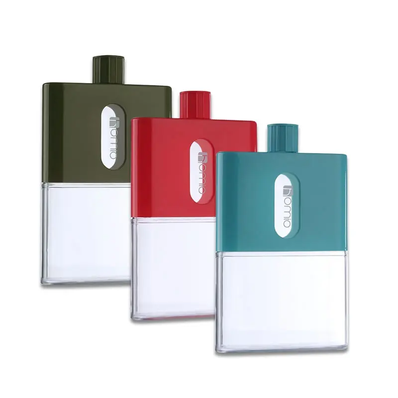 Portable 530ml A5 Size outdoor Water Bottle Creative Plastic Travel Sports Paper Square Flat Kettle for students
Portable 530ml A5 Size outdoor Water Bottle Creative Plastic Travel Sports Paper Square Flat Kettle for students