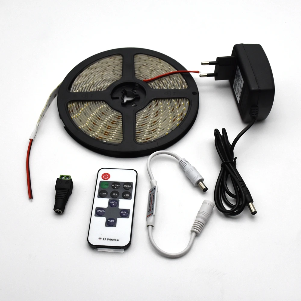 LED Flexible Strip Lights 300leds 5m Waterproof Warm white Light Strips SMD5630 Ribbon Kit with 11key Remote and power adapter
LED Flexible Strip Lights 300leds 5m Waterproof Warm white Light Strips SMD5630 Ribbon Kit with 11key Remote and power adapter