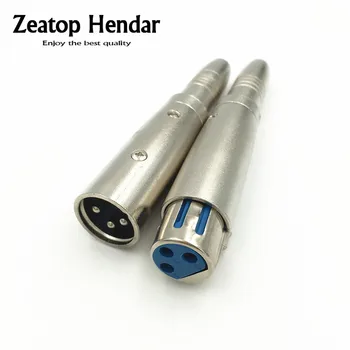 10Pcs 6.35mm 3 Core Pins Female Jack to 3Pin XLR Male Female Plug Audio Cable Microphone Metal Adapter 6.35 to XLR Connnector
10Pcs 6.35mm 3 Core Pins Female Jack to 3Pin XLR Male Female Plug Audio Cable Microphone Metal Adapter 6.35 to XLR Connnector