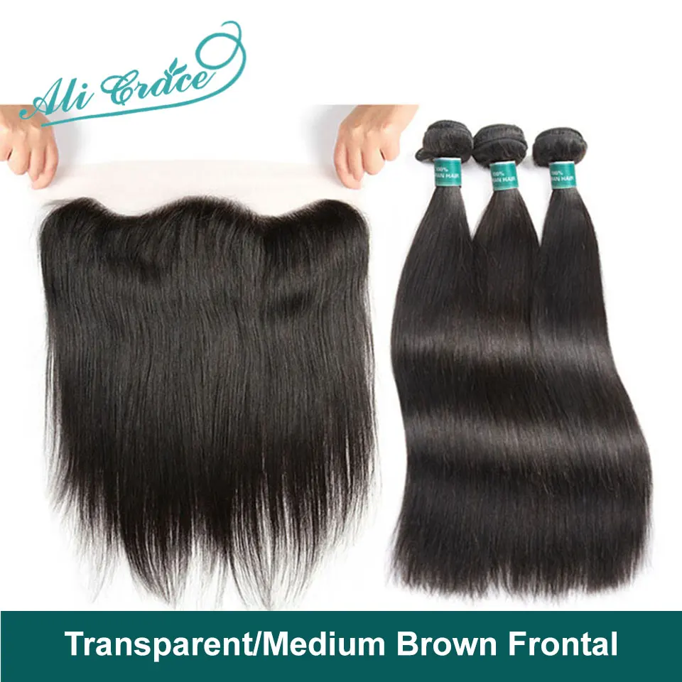 Ali Grace Straight Hair Bundles With Frontal 13*4 Medium Brown Lace Color Remy Brazilian Human Hair Bundles With Frontal
Ali Grace Straight Hair Bundles With Frontal 13*4 Medium Brown Lace Color Remy Brazilian Human Hair Bundles With Frontal