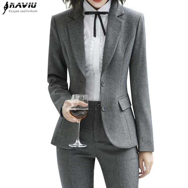 NAVIU new fashion 2 piece set women pant suits slim work wear office ladies long sleeve blazer and pants outfits
NAVIU new fashion 2 piece set women pant suits slim work wear office ladies long sleeve blazer and pants outfits