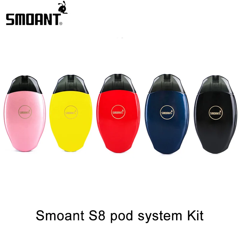 

Newest Cartridge pod vape Kit Smoant S8 Pod Starter Kit All-in-one System 2ML Capacity Catridge With 370mAh Internal Battery