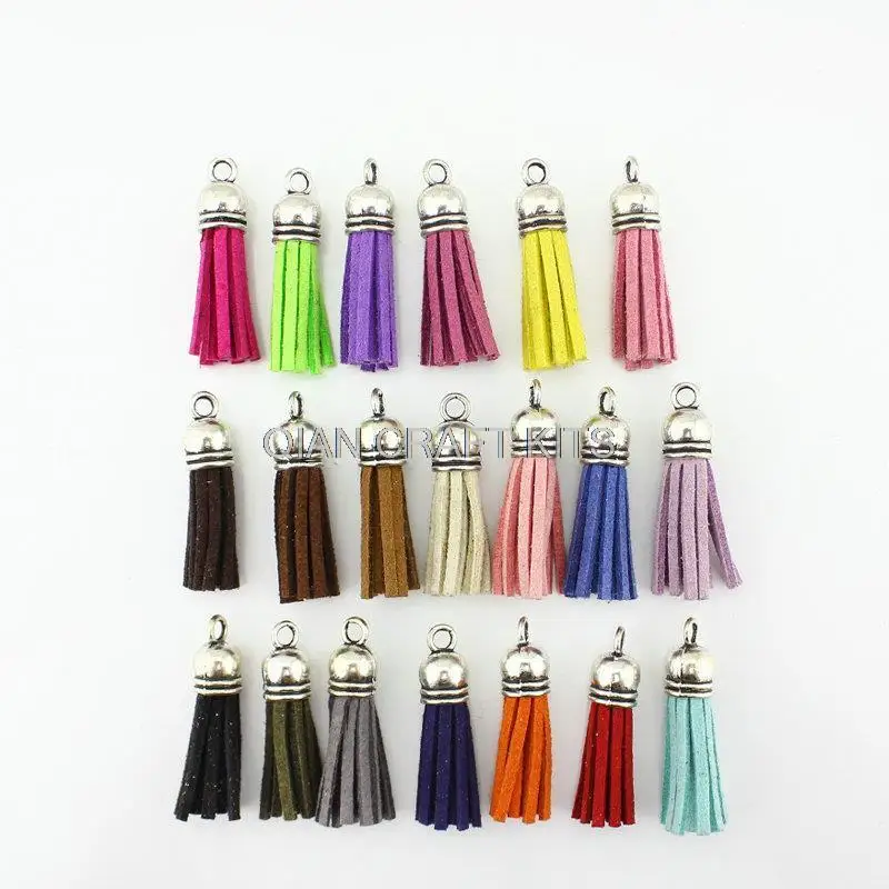 100pcs Suede Tassels charm pendant, Accessories for DIY projects, Suede leather tassel, 40mm xd0051
100pcs Suede Tassels charm pendant, Accessories for DIY projects, Suede leather tassel, 40mm xd0051