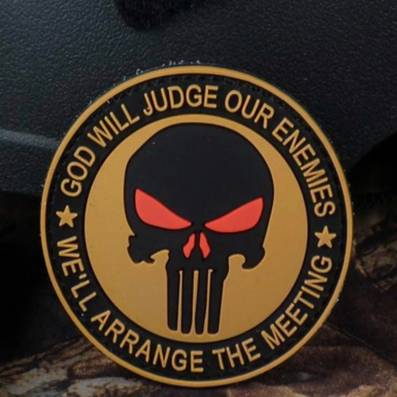 Khaki Punisher 3D PVC GITD God Will Judge Our Enemies Tactical SWAT Patch ONE PIECE
Khaki Punisher 3D PVC GITD God Will Judge Our Enemies Tactical SWAT Patch ONE PIECE