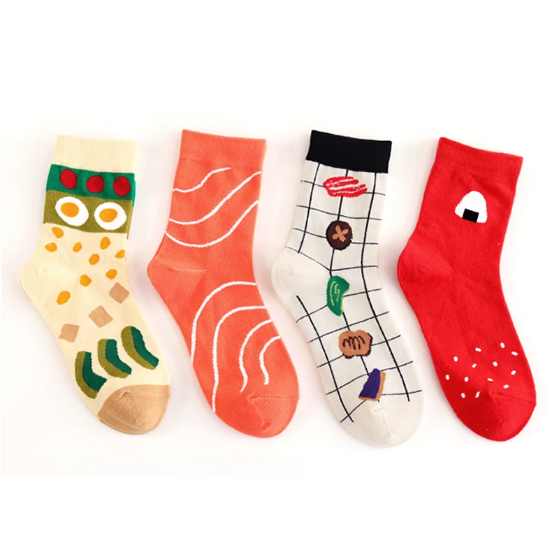 Cuisine Japanese Sweets Food Socks Cartoon Women Cute Short Socks Creative Life Series Sushi Rice Ball Female Cotton Funny Socks
Cuisine Japanese Sweets Food Socks Cartoon Women Cute Short Socks Creative Life Series Sushi Rice Ball Female Cotton Funny Socks