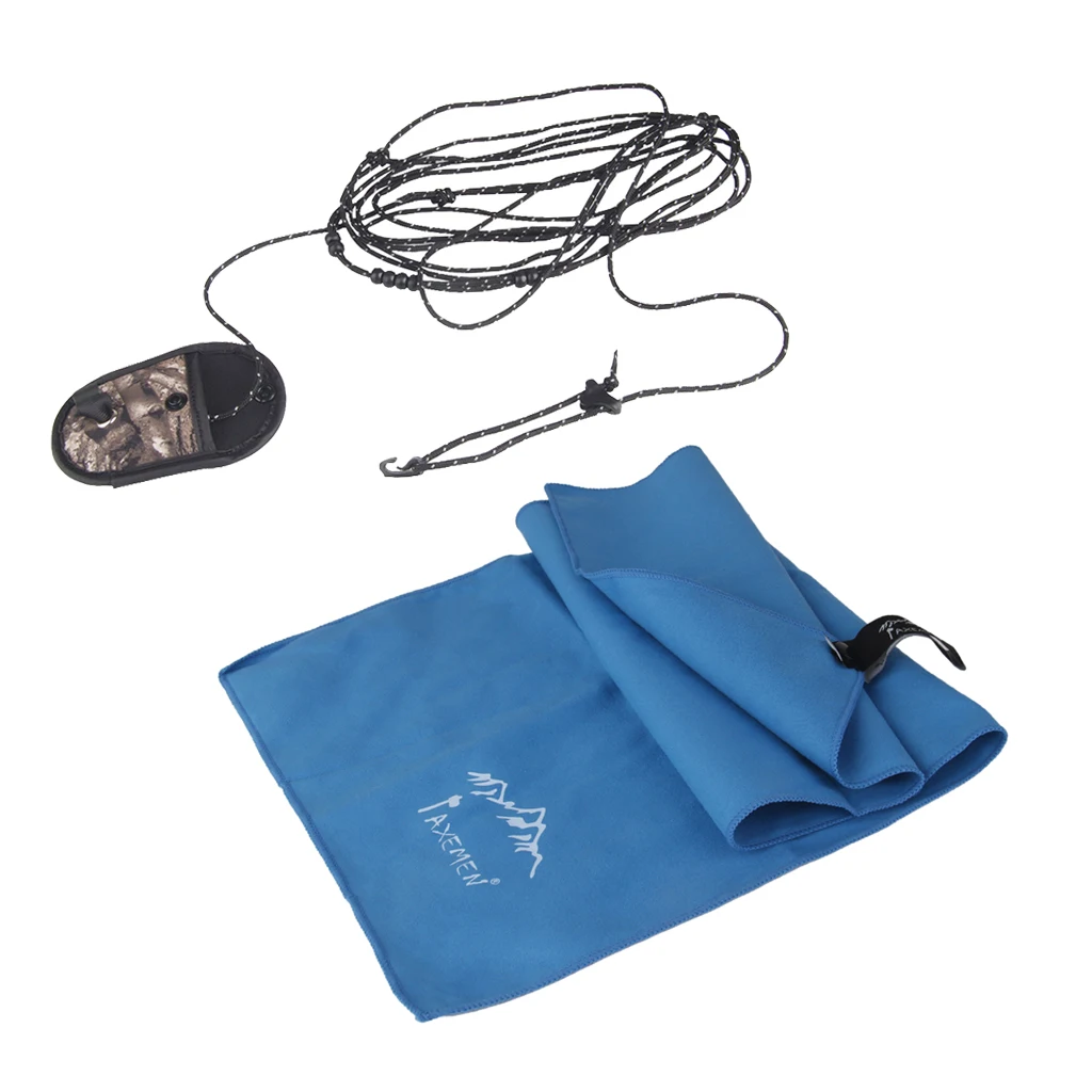 Outdoor Travel Camping 10.5ft 2-wire Windproof Washing Line Clothesline + 27'' x 16'' Quick-Dry Bath Towel
Outdoor Travel Camping 10.5ft 2-wire Windproof Washing Line Clothesline + 27'' x 16'' Quick-Dry Bath Towel
