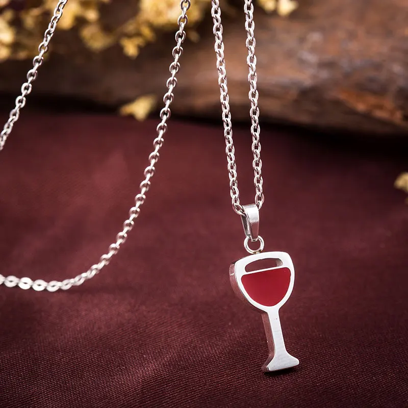 WAWFROK 2019 Fashion Necklace Women Red Yellow Color Wine Glass Necklaces Stainless Steel Hook Necklace Unique Design Jewelry
WAWFROK 2019 Fashion Necklace Women Red Yellow Color Wine Glass Necklaces Stainless Steel Hook Necklace Unique Design Jewelry