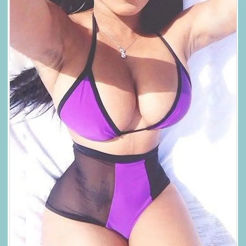 2017 Bikini High Waist Swimwear Women Mesh Bikini Bathing Suit Swimsuit Brazilian Biquini Swim Suit Biquine Women' s Swimwear
2017 Bikini High Waist Swimwear Women Mesh Bikini Bathing Suit Swimsuit Brazilian Biquini Swim Suit Biquine Women' s Swimwear