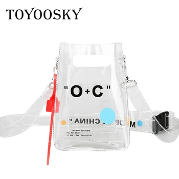 TOYOOSKY New Women Summer Beach Bag Clear PVC Transparent Bags Shoulder Waterproof Plastic 2019 mini Crossbody Messenger bags
TOYOOSKY New Women Summer Beach Bag Clear PVC Transparent Bags Shoulder Waterproof Plastic 2019 mini Crossbody Messenger bags