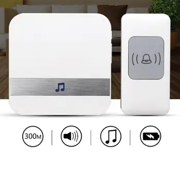 300M Waterproof Electronic Smart Home Wireless Doorbell 52 Songs Chime Door Bell
300M Waterproof Electronic Smart Home Wireless Doorbell 52 Songs Chime Door Bell