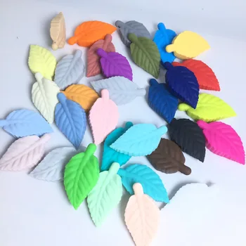 NEW! Silicone Beads Baby Teether Pendants 20pc Leaves Cartoon Necklace BPA Free Food Grade DIY Accessories Baby Goods Toys
NEW! Silicone Beads Baby Teether Pendants 20pc Leaves Cartoon Necklace BPA Free Food Grade DIY Accessories Baby Goods Toys