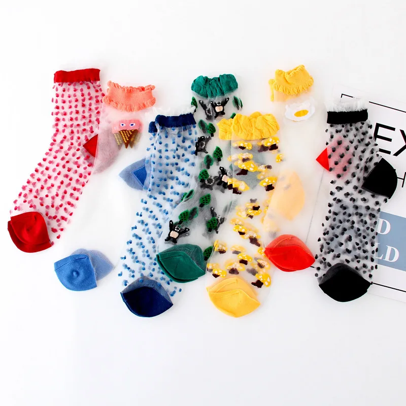 2019 Sale Pug New Skin-permeable Crystal Cartoon Socks Women Thin Antiodor Japanese Lace Rainbow Female Cute Sheer Korean Style
2019 Sale Pug New Skin-permeable Crystal Cartoon Socks Women Thin Antiodor Japanese Lace Rainbow Female Cute Sheer Korean Style