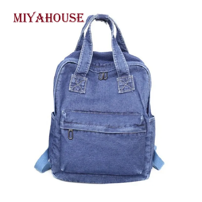 Miyahouse Blue cowboy Backpack Women Simple Canvas Zipper Backpack For Teenage Girl High Capacity School Knapsack Wholesale
Miyahouse Blue cowboy Backpack Women Simple Canvas Zipper Backpack For Teenage Girl High Capacity School Knapsack Wholesale