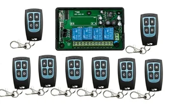 AC110V 220V 4CH RF Wireless Remote Control System / Radio Switch remote switch 220V Learning code receiver+ 8 remote controller
AC110V 220V 4CH RF Wireless Remote Control System / Radio Switch remote switch 220V Learning code receiver+ 8 remote controller