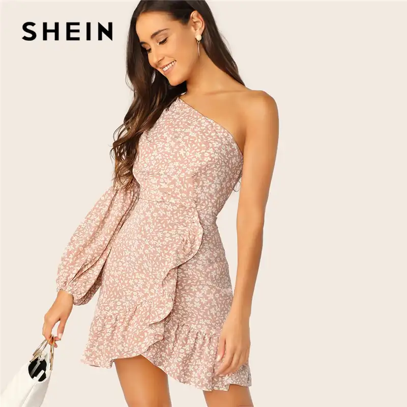 one shoulder summer dresses