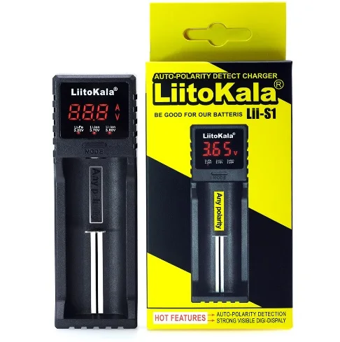 2018 Liitokala lii-S1 18650 charger Battery for Lipo Rechargeable Battery ni-CD 26650 AA AAA, auto-detection polarity
2018 Liitokala lii-S1 18650 charger Battery for Lipo Rechargeable Battery ni-CD 26650 AA AAA, auto-detection polarity
