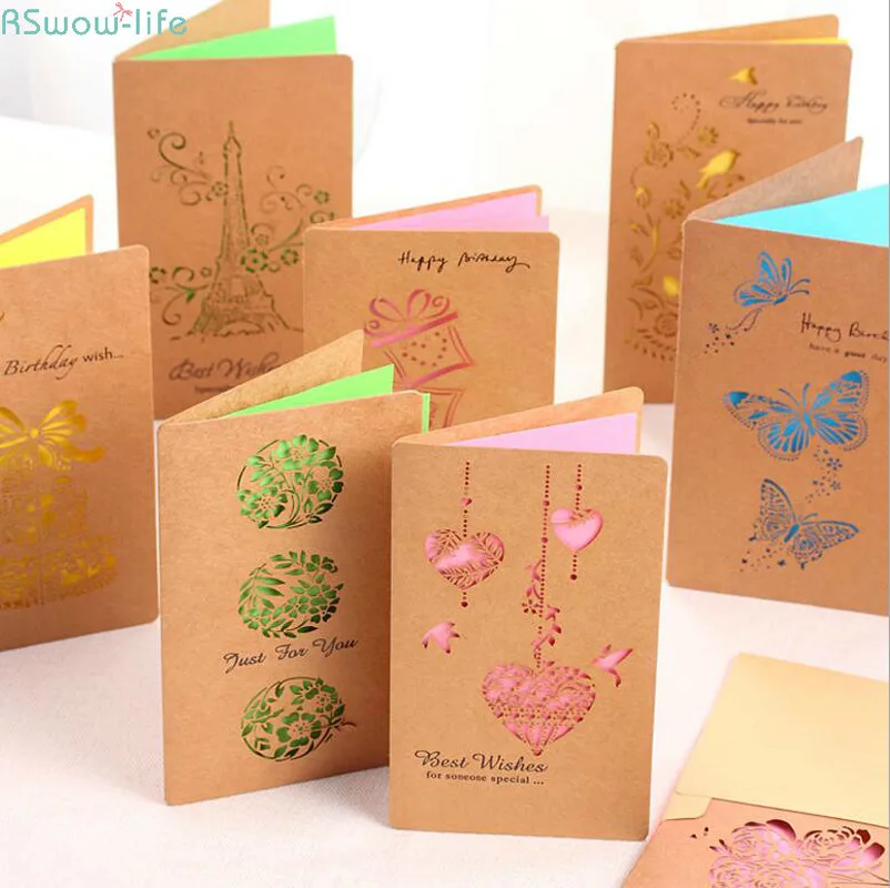 Vintage Kraft Paper Cutout Creative DIY Gift Wedding Invitation Birthday Card Festive Party Supplies
Vintage Kraft Paper Cutout Creative DIY Gift Wedding Invitation Birthday Card Festive Party Supplies
