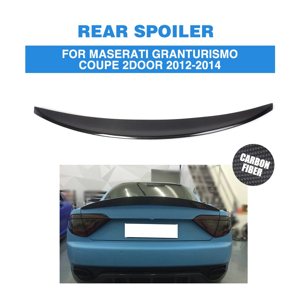 Carbon Fiber Rear Trunk Boot Lip Spoiler Wing for Maserati GranTurismo Coupe 2Door 2012 - 2014 Car Accessories FRP Unpainted
Carbon Fiber Rear Trunk Boot Lip Spoiler Wing for Maserati GranTurismo Coupe 2Door 2012 - 2014 Car Accessories FRP Unpainted