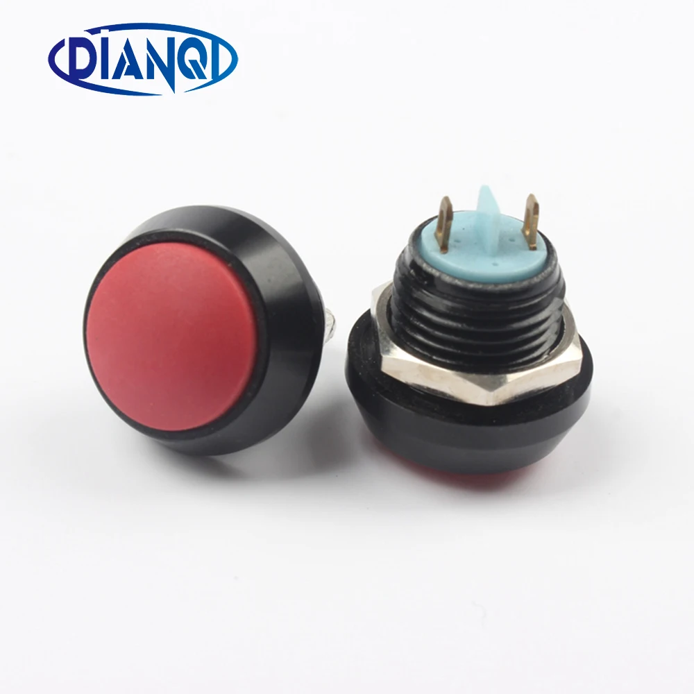 Free shipping 12mm waterproof momentary 1NO domed pushbutton switch pin feet self-reset button Alumina black button 12QX.F.C.BK
Free shipping 12mm waterproof momentary 1NO domed pushbutton switch pin feet self-reset button Alumina black button 12QX.F.C.BK