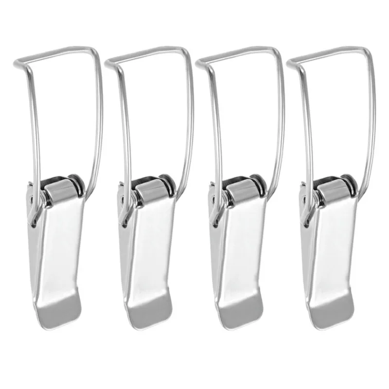 Stainless Steel 201 Spring Loaded Draw Toggle Latch Catches Hasp (118mm / 4.65" Length) Pack of 4
Stainless Steel 201 Spring Loaded Draw Toggle Latch Catches Hasp (118mm / 4.65" Length) Pack of 4